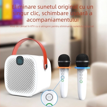 Boxă Bluetooth pentru karaoke cu microfon, 30W, 50Hz-20kHz, SNR ≥70dB, rază de 10 m