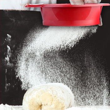 Sită de făină cu plasă ultra-fină pentru coacere — design modern minimalist