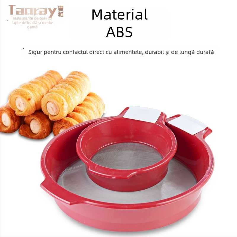 Sită de făină cu plasă ultra-fină pentru coacere — design modern minimalist