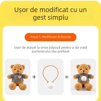 Modul de mișcare AI – model OpenAI încorporat; trezire vocală; dialog inteligent; aplicație Bluetooth; material PP