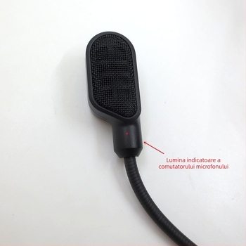 Microfon pentru căști de gaming HyperX Hurricane 3 – ZS0293, Microfon vocal pentru jocuri, bobină în mișcare, SNR < 60 dB, Fără baterie