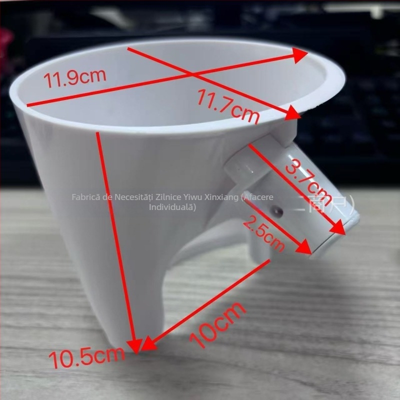 Flour Funnel pentru KitchenAid KSM150 Stand Mixer — design minimalist modern; compatibil cu KSM150; pentru piețe Europa, America de Sud și America de Nord