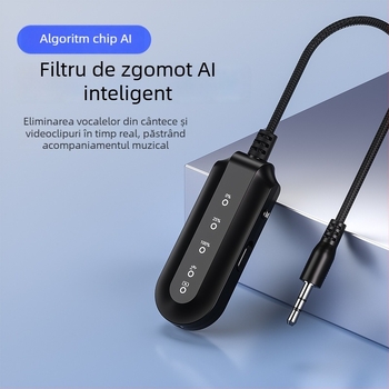 Instrument AI pentru eliminarea vocii și acompaniament, model K300, Bluetooth încorporat, rază fără fir 20 m, mod de operare: cablat și fără fir, carcasă din plastic