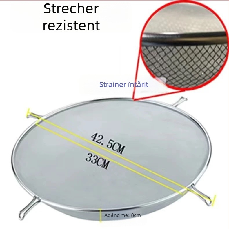 Ruisheng separator de ulei, strecurător cu plasă fină pentru lapte de soia, sită rotundă
