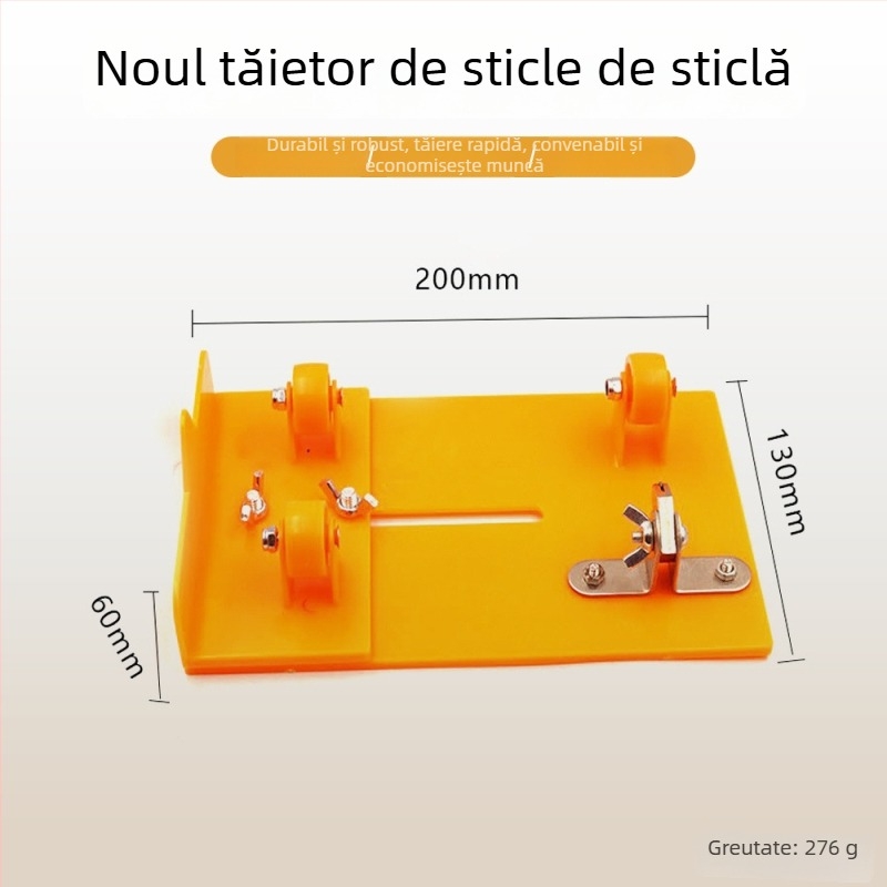 Tăietor pentru sticle de sticlă – DIY, instrument multifuncțional de tăiere a sticlei