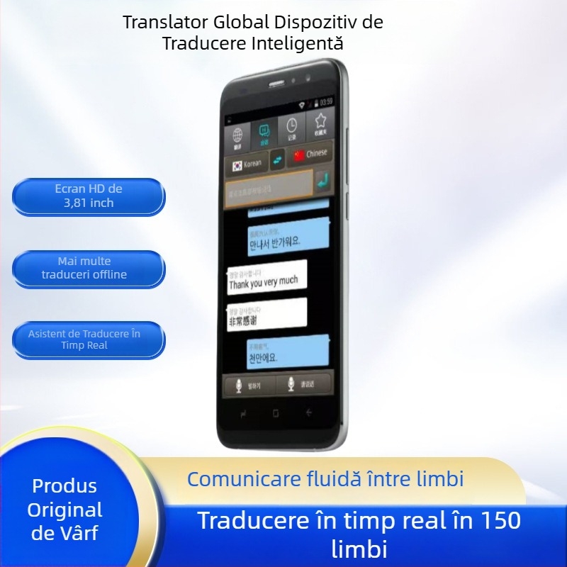 G20 Traducător Simultan — Funcții pentru smartphone, Interfață USB, Material ABS, Putere maximă sub 100W