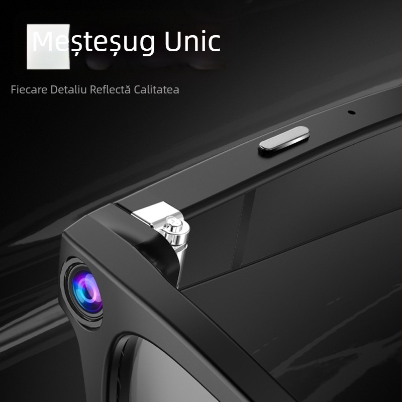 Ochelari inteligenți G-300, cameră 8MP, memorie 32GB, montare pe cap, control tactil + buton, baterie 220