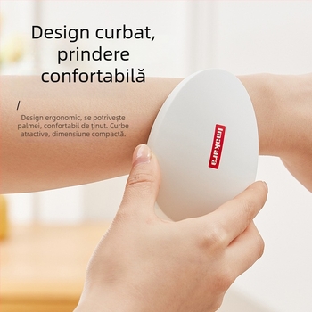 Îndepărtător manual cu sticlă nano pentru corp, fără durere, unisex, ABS + sticlă nano, utilizare umedă și uscată, 95 g