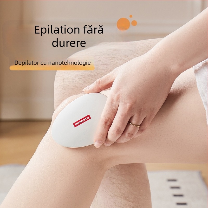 Îndepărtător manual cu sticlă nano pentru corp, fără durere, unisex, ABS + sticlă nano, utilizare umedă și uscată, 95 g