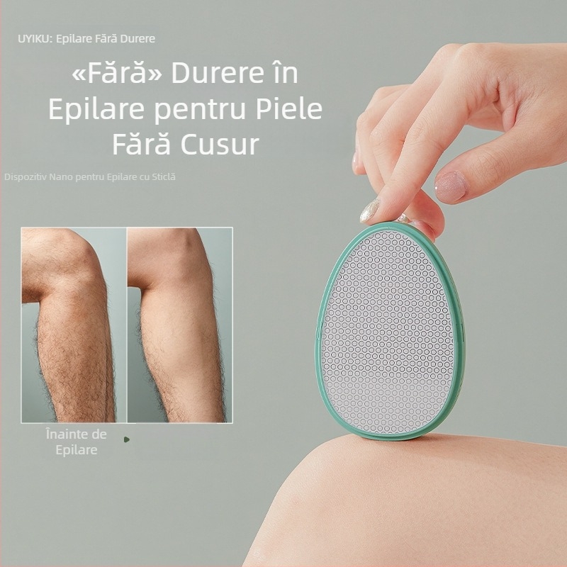UYIKU Fișier de picioare cu sticlă nano pentru exfoliere și îndepărtarea pielii moarte — instrument manual, marcă privată, cutie de 120 bucăți, fără lame
