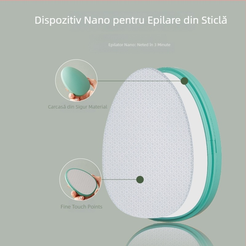 UYIKU Fișier de picioare cu sticlă nano pentru exfoliere și îndepărtarea pielii moarte — instrument manual, marcă privată, cutie de 120 bucăți, fără lame