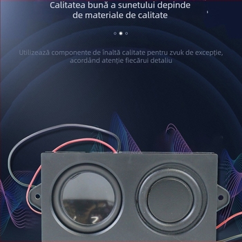 Amplificator audio mini cu difuzor cu diafragmă dublă, 4 Ω / 3 W, interfață 2.0, 40 Hz–20 kHz