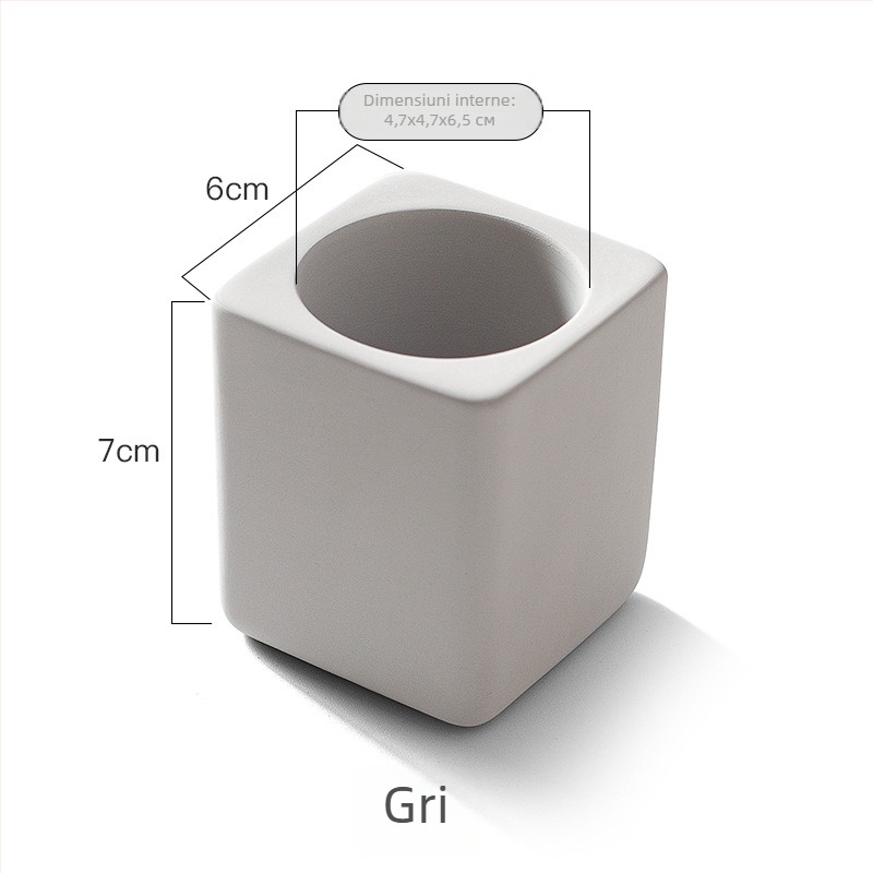 Suport pentru periile de dinți din diatomit, depozitare simplă pentru baie, montaj fără găuri, personalizare disponibilă