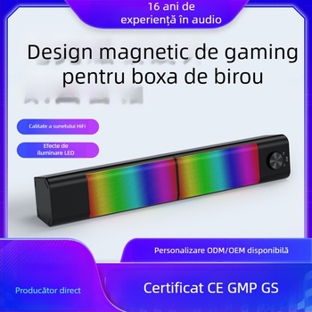 Difuzor Bluetooth pentru birou cu USB 2.0, 2 canale, 10W, sunet 3D