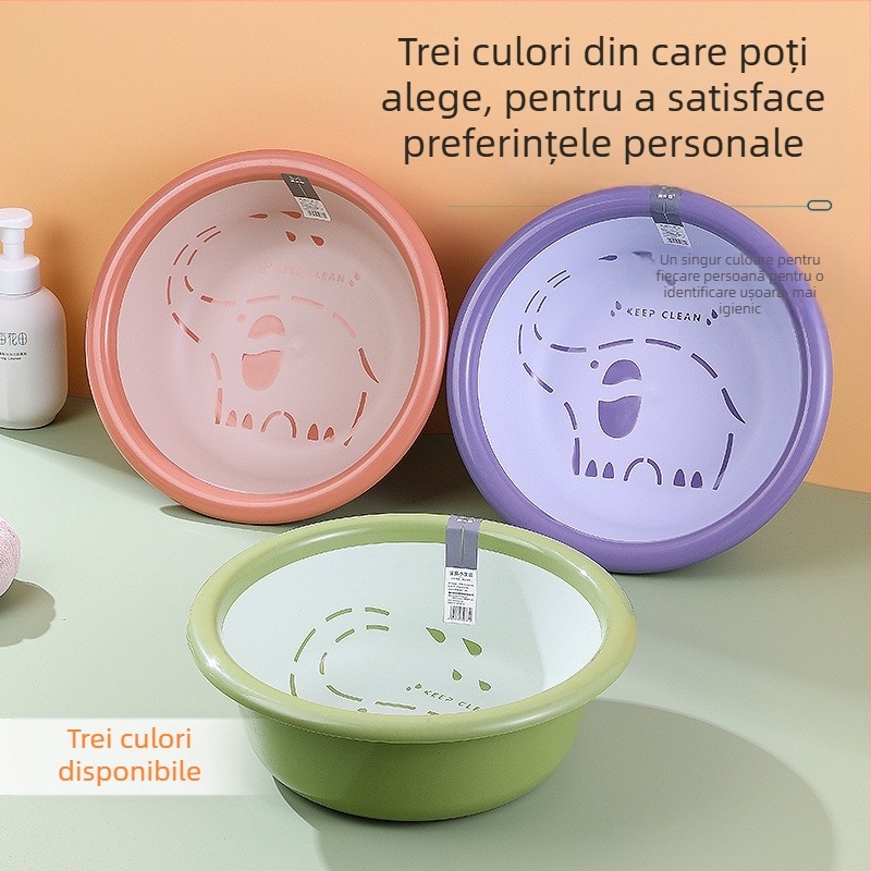 Bazin de baie pentru copii Melosen — plastic PP, formă circulară, greutate netă 250–300 g, origine Taizhou, Zhejiang, lansat în 2022