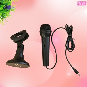 YY-800 Microfon de birou cu fir, cu stativ, intervalul de frecvență 40 Hz–20 kHz, SNR ≥60 dB, Putere nominală 50