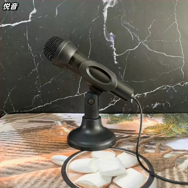 YY-800 Microfon de birou cu fir, cu stativ, intervalul de frecvență 40 Hz–20 kHz, SNR ≥60 dB, Putere nominală 50
