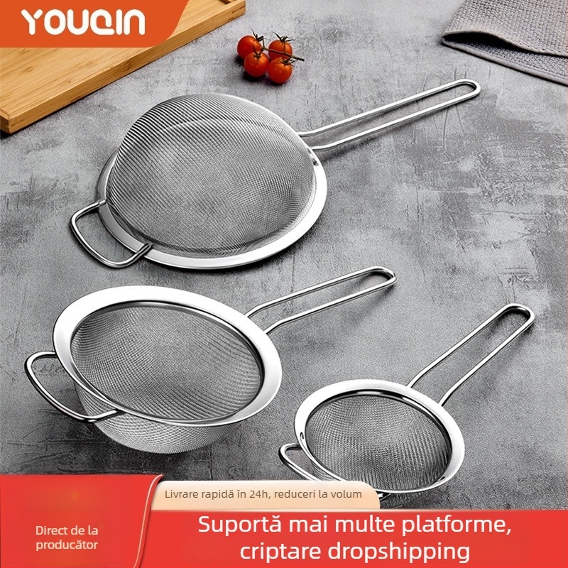 Site din oțel inoxidabil pentru bucătărie, filtrare și separare a uleiului | Brand Youqin • Material: oțel inoxidabil 304 • Origine: Wenzhou • Lansare: 2025 • Stil: Simplitate modernă