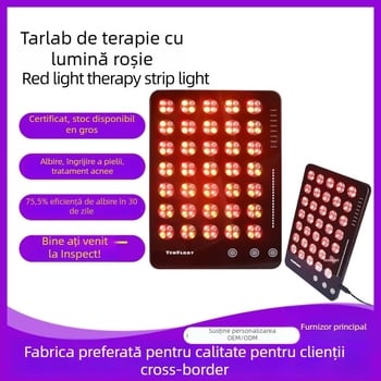 Dispozitiv de rejuvenare a pielii cu terapie cu lumină multi-spectrală și infraroșu — reducerea ridurilor, portabil, rezistent la apă IPX3, pentru uz casnic