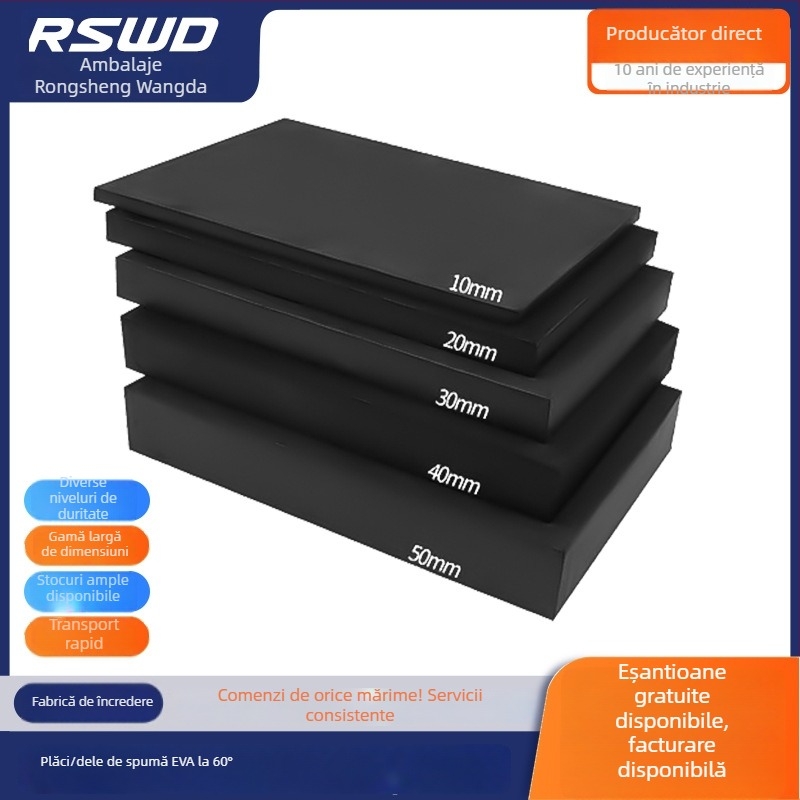 Placă de spumă EVA, densitate înaltă, rigidă, anti-coliziune și absorbție a șocurilor, prietenoasă cu mediul