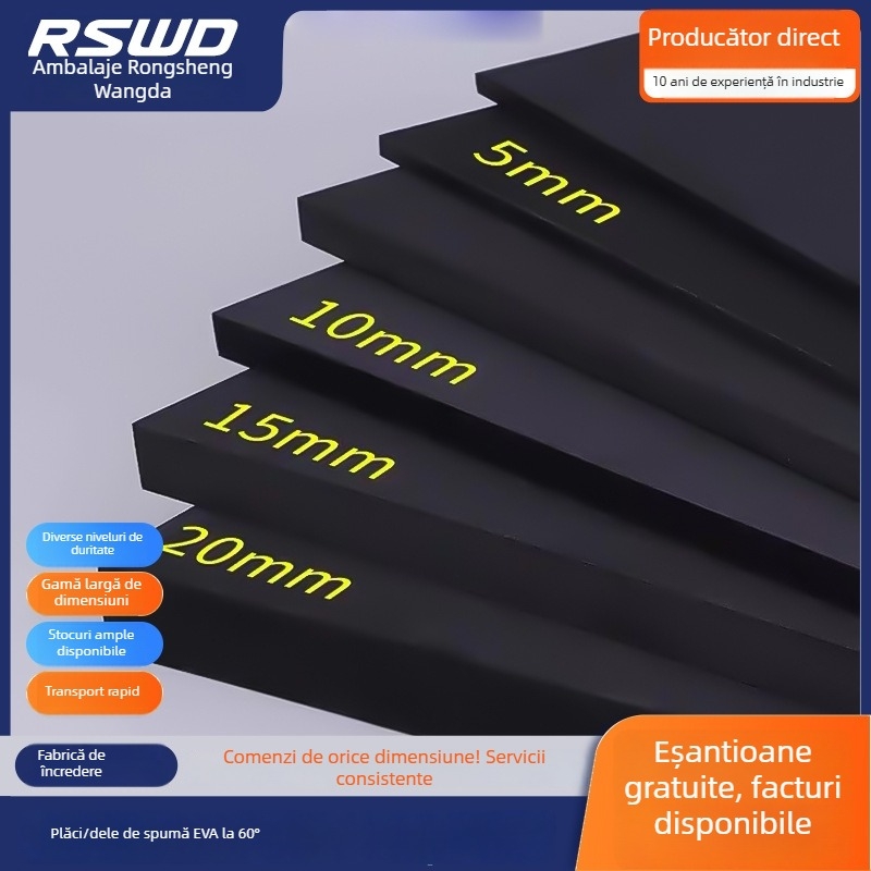Placă de spumă EVA, densitate înaltă, rigidă, anti-coliziune și absorbție a șocurilor, prietenoasă cu mediul