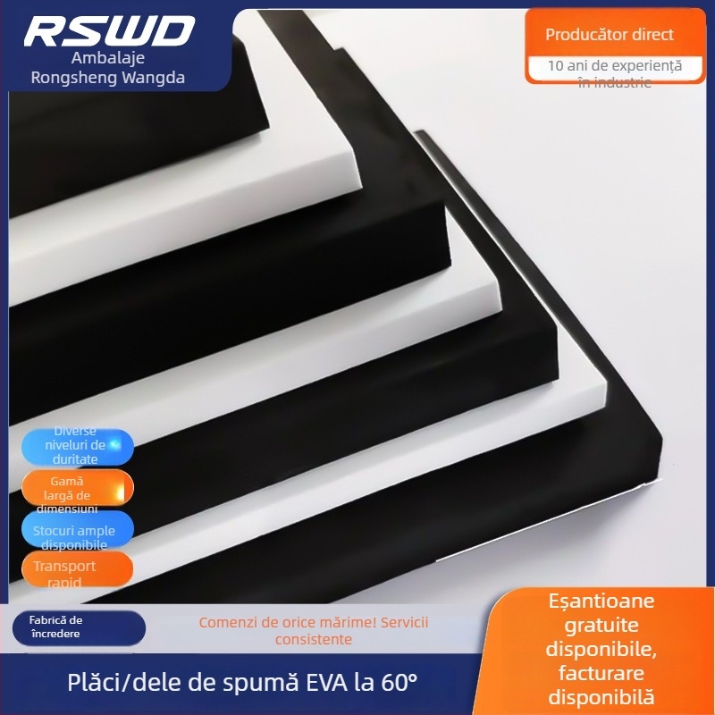 Placă de spumă EVA, densitate înaltă, rigidă, anti-coliziune și absorbție a șocurilor, prietenoasă cu mediul