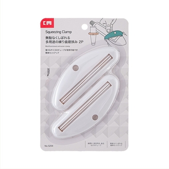 Clip pentru stoarcerea pastei de dinți, stil japonez, 2 pachete, acționare manuală — KM marcă, fără import