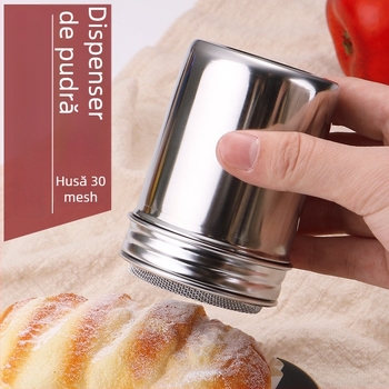 Sită de praf din oțel inoxidabil 304 pentru matcha, pudră de cacao, cafea, făină pentru coacere și zahăr