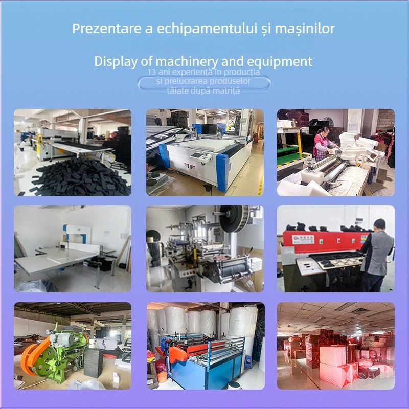 Interior din pearl cotton pentru ambalarea jucăriilor – material: pearl cotton; densitate: 1,5 g/cm³; marcă: Cotton Cube