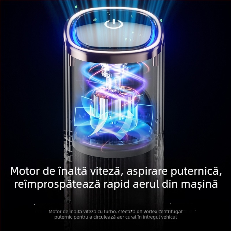 Purificator de aer pentru mașină, model EJ-JHQ05, 5W USB alimentare, 5V, ABS, montabil în vehicul