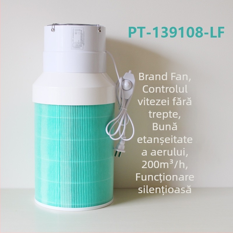 Purificator de aer cu tehnologie HEPA, debit mare de aer 151–300 m3/h, zgomot 36–45 dB, compatibil cu filtrul 1232S, design de uz casnic