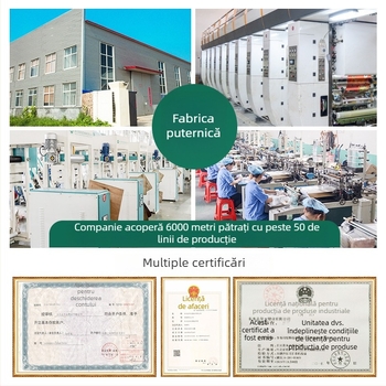 Geantă de ambalare personalizată cu sigiliu pe trei laturi, transparentă, închidere cu fermoar, finisaj laminat, din materiale compozite