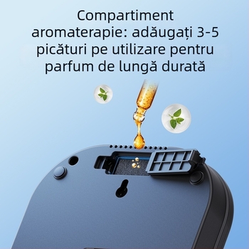 Purificator de aer pentru casă cu ioni negativi, UV și ozon, 50 m³/h, montat pe perete