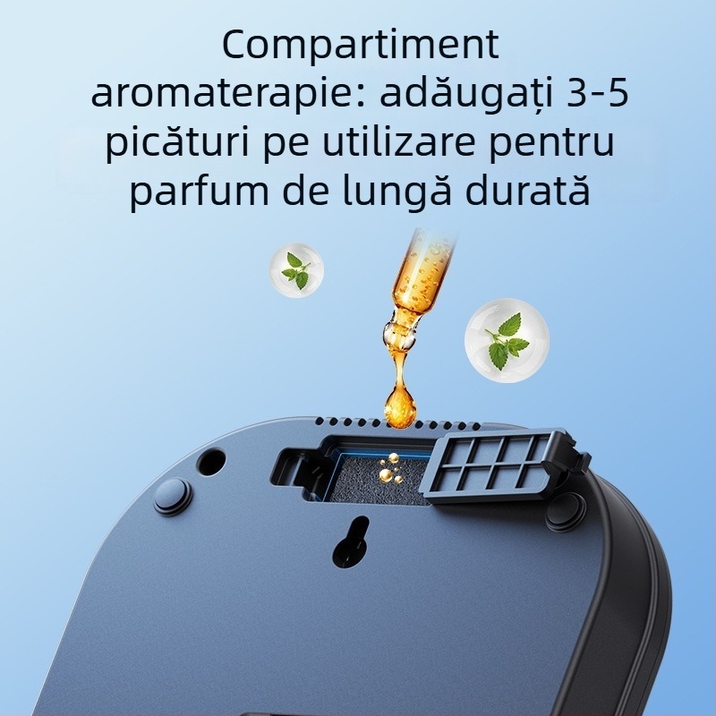 Purificator de aer pentru casă cu ioni negativi, UV și ozon, 50 m³/h, montat pe perete