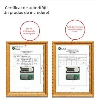 Purificator de aer pentru baie cu ioni negativi, eliminare a mirosurilor și a formaldehidei, mod silențios și lumină ambientală în stil cer înstelat