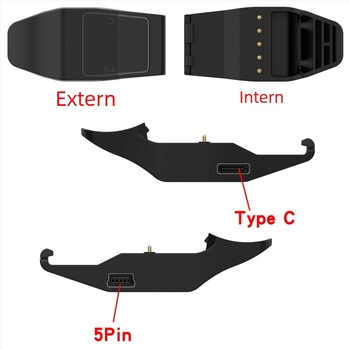 Cablu de încărcare pentru zgardă Garmin — Compatibil cu T5, TT15, TT10, T15, GTT15x, TT25