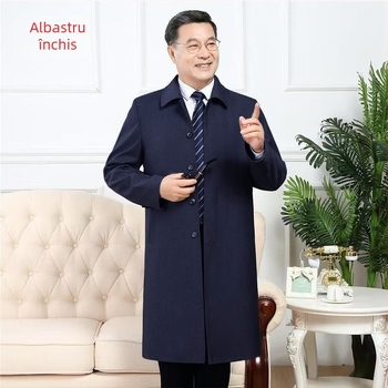 Palton stil business, guler cu rever, închidere cu nasture simplu, croială lejeră, lungime scurtă, culoare solidă, țesătură modal cu păr de iepure