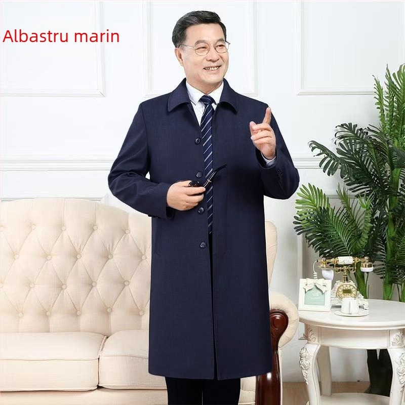 Palton stil business, guler cu rever, închidere cu nasture simplu, croială lejeră, lungime scurtă, culoare solidă, țesătură modal cu păr de iepure