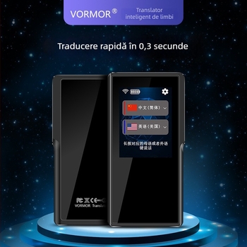 Traducător portabil T6 cu Android OS, traducere simultană bidirecțională, traducere vocală, operare cu atingere și butoane