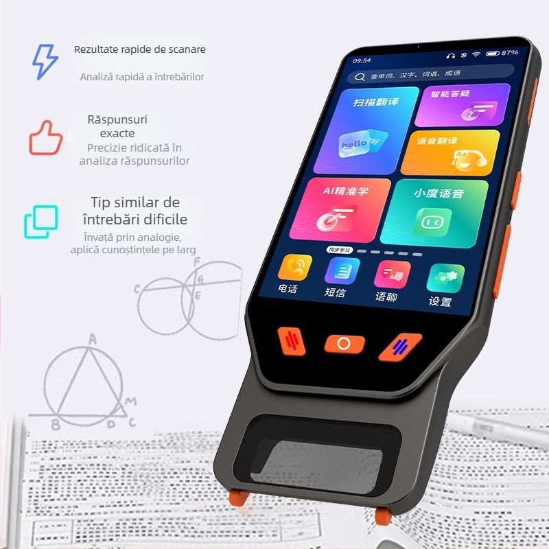 Pix de traducere inteligent în limba engleză, Model A30, baterie litiu reîncărcabilă, tensiune 5V-1A, greutate 230 g, posibilitatea imprimării siglei