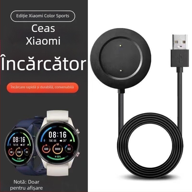 Încărcător magnetic pentru ceas S1 Active pentru Xiaomi Watch Color Sport, Mini USB, GH-0012, 5V/2A