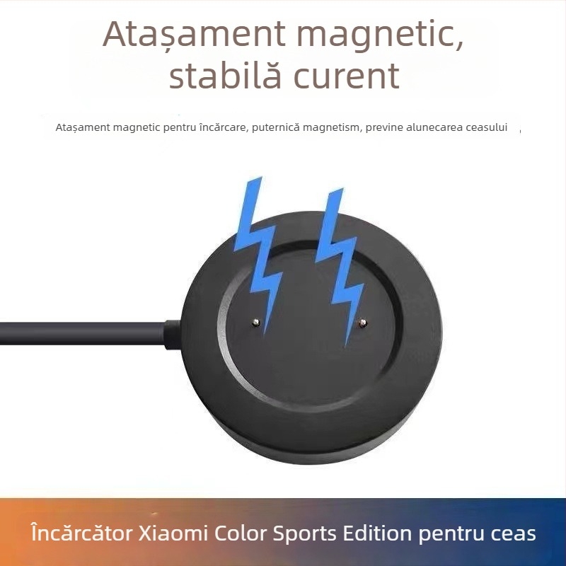 Încărcător magnetic pentru ceas S1 Active pentru Xiaomi Watch Color Sport, Mini USB, GH-0012, 5V/2A