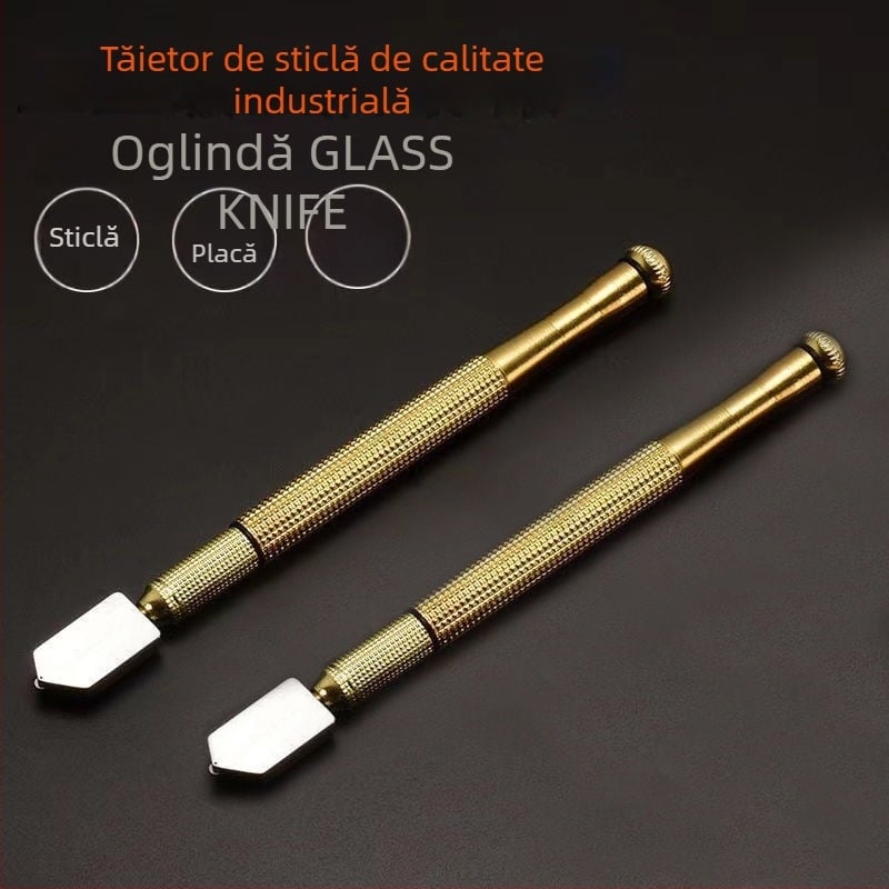 Cuțit din sticlă pentru tăierea plăcilor, racletă manuală de înaltă precizie pentru sticlă temperată