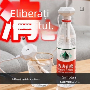 Umidificator pentru casă și mașină, funcționare silențioasă, rezervor 10 L+, 3 duze de ceață, acționare manuală, oțel inoxidabil, alimentare pe baterii, potrivit pentru până la 60 m², ≤36 V