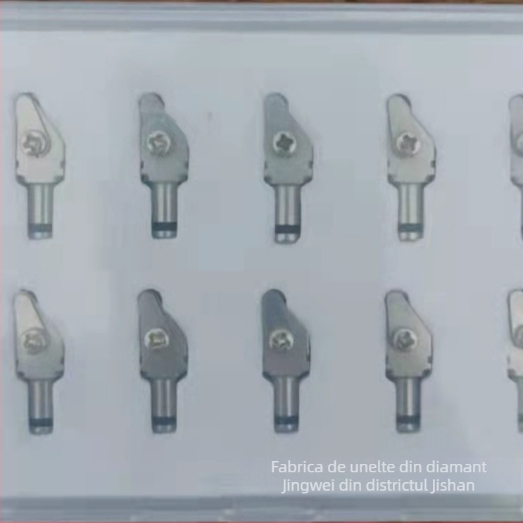 Mașină CNC automată de tăiat sticlă cu cap de tăiere dinți, configurație triunghiulară, montaj rapid, desenare precisă a cercurilor