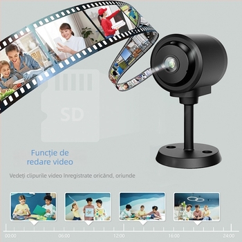 Cameră fără fir pentru casă C1 (1080p, Viziune de noapte, MicroSD, Wi-Fi)