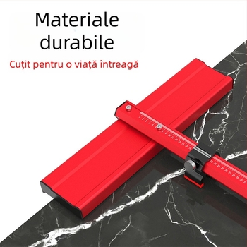 Push Knife pentru tăierea plăcilor mari, ardezie și sticlă, cu suport anti-coliziune pentru lamă — Brand Rock General