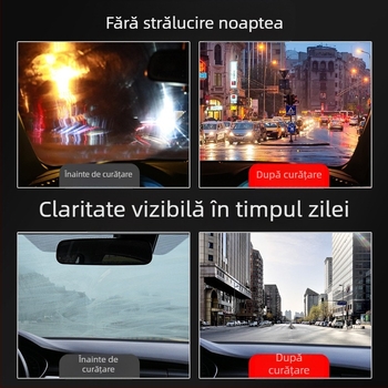 Îndepărtător de film uleios pentru geamul mașinii – Town Head Glass oil film net, 150 ml, marcă privată autorizată