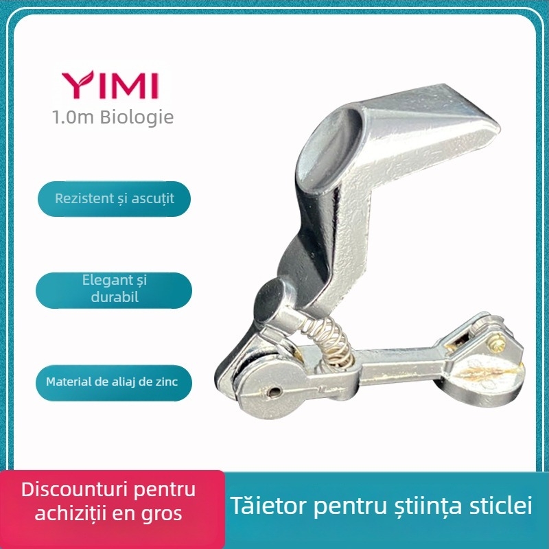Tăietor de sticlă din aliaj de zinc pentru tăierea tijelor de sticlă și a cateterelor – echipament de laborator, marcă 1.0m biology