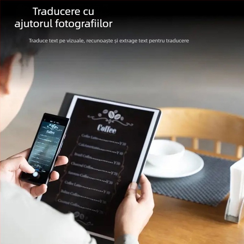 Deep-T3 translator: Traducere multilingvă, traducere vocală, traducere din fotografii, interpretare simultană